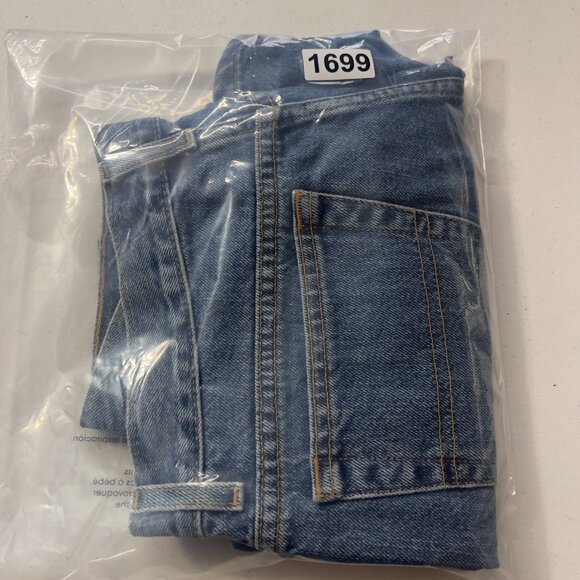 Tommy Jeans Y2K Mid/High Rise Denim Shorts Size 7 Blue Vintage Style - Picture 6 of 6